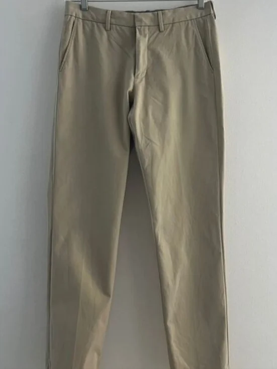 J.Crew Women Pants Bowery Slim-Fit Chino Dress Pants in British Khaki 100% Cotto - Picture 2 of 15